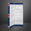 Smeg FAB28LDUJ5 60cm 50s Style Fridge with Icebox Left Hand Hinge In Union Jack _open