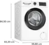 Bosch WGG254Z1GB 10kg 1400 Spin Washing Machine - White_dimensions