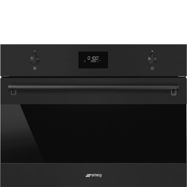 Smeg SO4301M0N Compact 45cm Classic Microwave with Grill Matte Black main