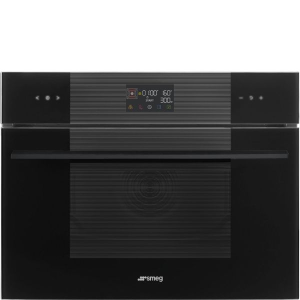 Smeg SO4102M1B3 45cm Linea Combi Microwave Midnight Black main
