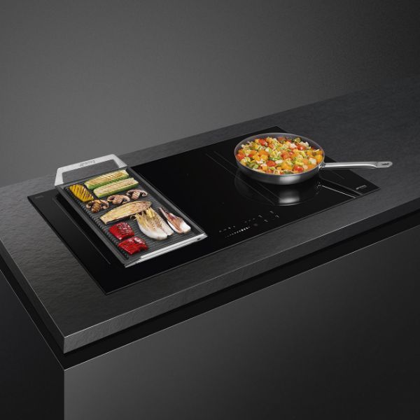 Smeg SIM3964D 90cm Eclipse Induction Auto-Vent 2.0 Hob Black example