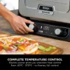 Ninja OO101UKCOVKIT Ninja Woodfire Outdoor Oven with Grill Cover & Woodfire Pellets - Terracotta/Steel_temperature control