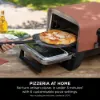 Ninja OO101UKCOVKIT Ninja Woodfire Outdoor Oven with Grill Cover & Woodfire Pellets - Terracotta/Steel_pizzeria