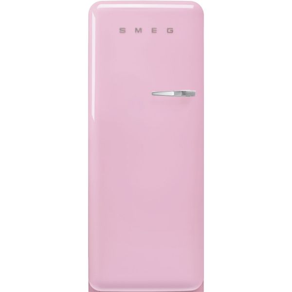 Smeg FAB28LPK5 60cm 50s Style Fridge with Icebox Left Hand Hinge In Pink_main