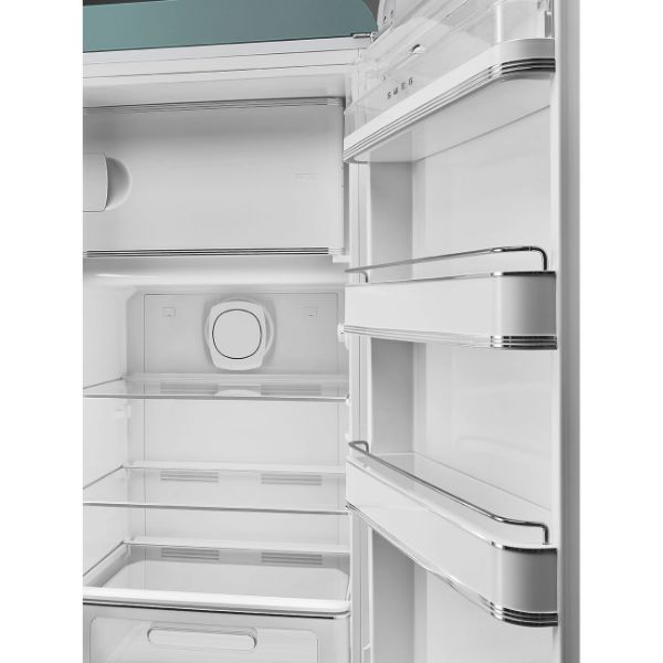 Smeg FAB28RDEG5 60cm 50s Style Fridge with Icebox Right Hand Hinge In Emerald_inside