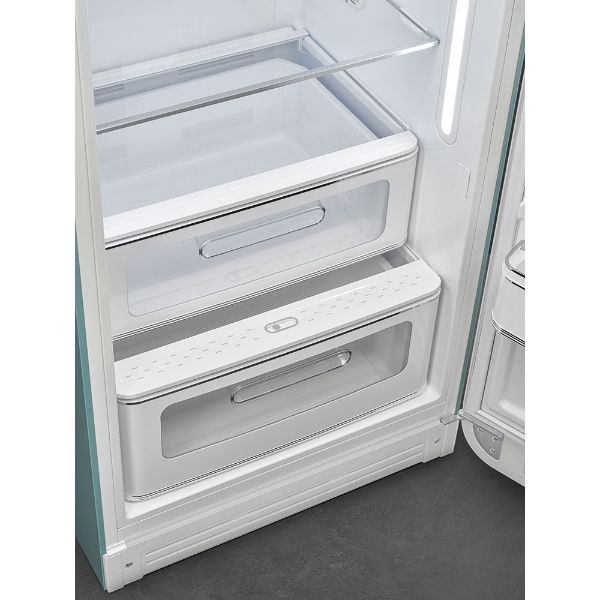 Smeg FAB28RDEG5 60cm 50s Style Fridge with Icebox Right Hand Hinge In Emerald_bottom