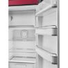 Smeg FAB28RDRB5 60cm 50s Style Fridge with Icebox Right Hand Hinge In Ruby Red_door