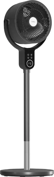 Vybra VS001-OFG Dual Height Tilt & Swing Oscillating Fan - Graphite_facing right