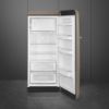 Smeg FAB28RDTP5 60cm 50s Style Fridge with Icebox Right Hand Hinge In Taupe_open