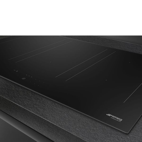Smeg SIM3864D 80cm Eclipse Induction Auto-Vent 2.0 Hob Black controls