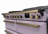 Rangemaster 18246 Deluxe 110 Induction Range Cooker in Heather with Antique Brass Trim - ESDLB110EIPHTH/AB1_controls