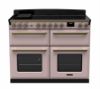 Rangemaster 18170 Estel Deluxe 110 Induction Range Cooker in Pale Pink with Antique Brass Trim - ESDLB110EIPPPK/AB1_main
