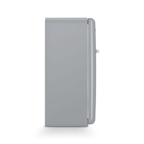 Smeg FAB28RSV5UK 60cm 50s Style Fridge with Icebox Right Hand Hinged In Silver_side
