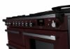 Rangemaster 15149 Estel Deluxe 110 Dual Fuel Range Cooker in Bordeaux with Chrome Trim - ESDLO110DFPBOR/CM1_controls