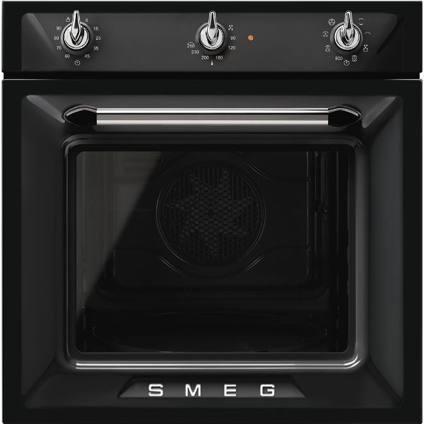 Smeg SF6905N1 60cm Victoria Single Oven in Black main