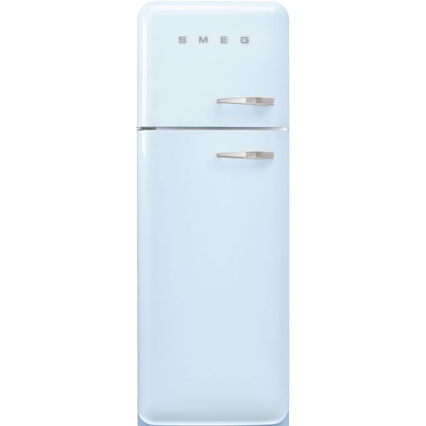 Smeg FAB30LPB5UK 60cm 50s Style Fridge Freezer Left Hand Hinge In Pastel Blue_main