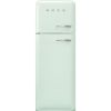 Smeg FAB30LPG5UK 60cm 50s Style Fridge Freezer Left Hand Hinge Freezer In Pastel Green_main
