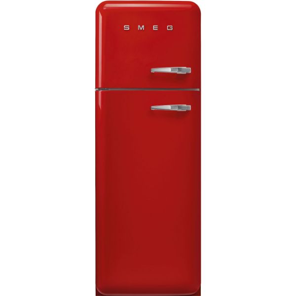 Smeg FAB30LRD5UK 60cm 50s Style Fridge Freezer Left Hand Hinge In Red_main