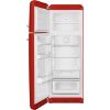 Smeg FAB30LRD5UK 60cm 50s Style Fridge Freezer Left Hand Hinge In Red_open
