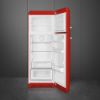 Smeg FAB30RRD5UK 60cm 50s Style Fridge Freezer Right Hand Hinge In Red_open