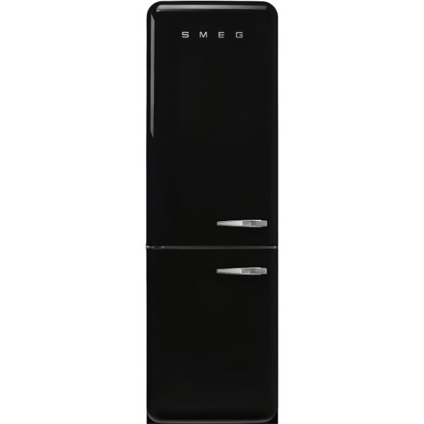 Smeg FAB32LBL5UK 60cm 50s Style Fridge Freezer Left Hand Hinge In Black_main