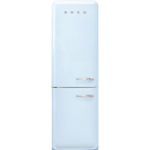 Smeg FAB32LPB5UK 60cm 50s Style Fridge Freezer Left Hand Hinge  In Pastel Blue_main