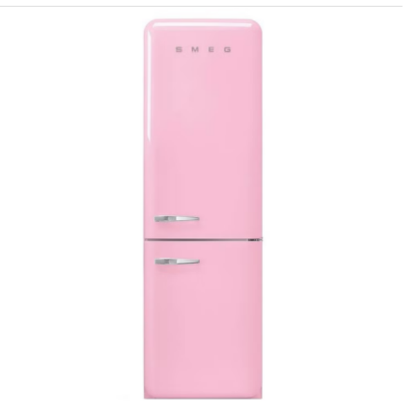 Smeg FAB32RPK5UK 60cm 50s Style Fridge Freezer Right Hand Hinge In Pink_main