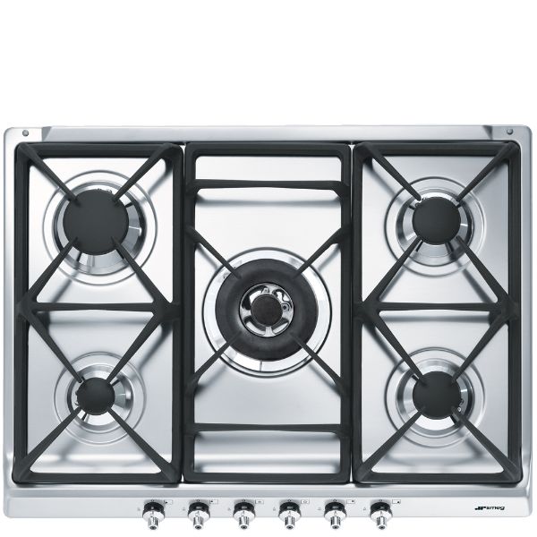 Smeg SE70SGH-5 69cm Classic Gas Hob Stainless Steel main
