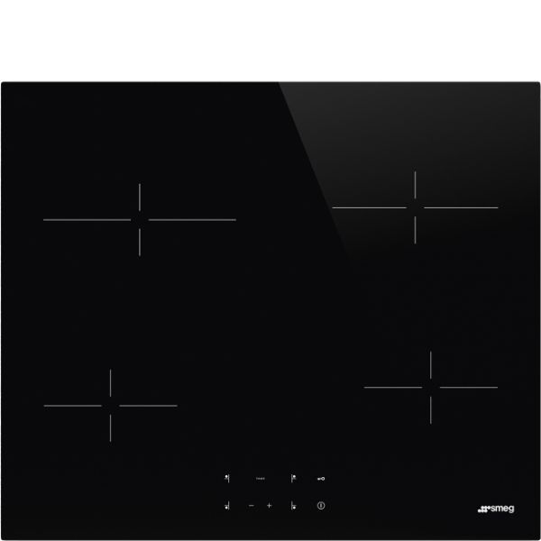 Smeg SE264TD1 60cm 4 Zone Straight Edge Glass Ceramic Hob with Touch main