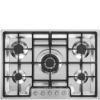 Smeg PGF75-4 72cm Classic Gas Hob Stainless Steel main 2