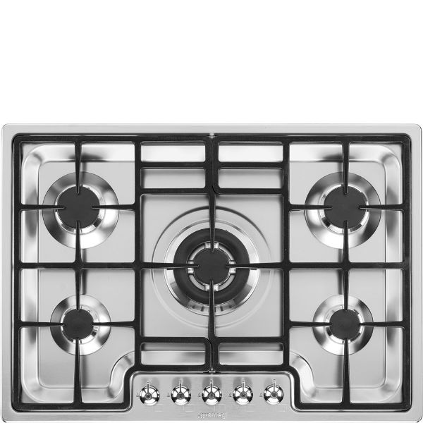 Smeg PGF75-4 72cm Classic Gas Hob Stainless Steel main