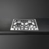 Smeg PGF64-4 62cm Classic Gas Hob Stainless Steel counter
