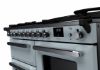Rangemaster 15151 Estel Deluxe 110 Dual Fuel Range Cooker with Proving Drawer in Misty Blue with Chrome Trim - ESDLO110DFPMSB/CM1_controls