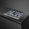 Smeg P272XGH 75cm Cucina Gas Hob Stainless Steel counter on