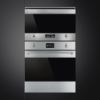 Smeg MP322X1 Classic 22 Litre Built In Microwave with Grill in Stainless Steel integrated
