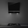 Smeg KV26N 60cm Angled Chimney Hood Black main 2