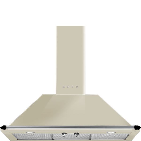 Smeg KT90PE 90cm Victoria Chimney Hood Cream main