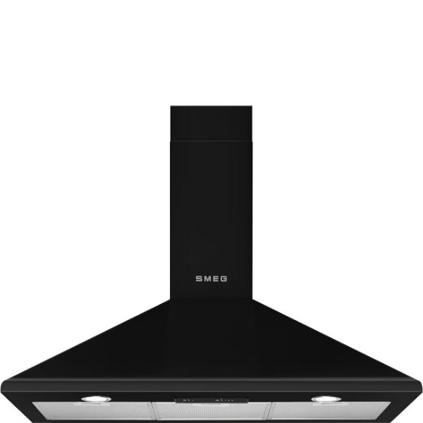 Smeg KSED95NEE 90cm Chimney Hood Black main
