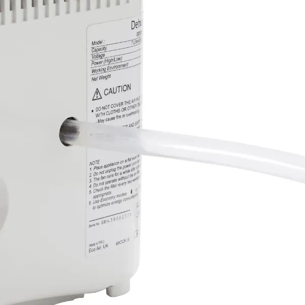 EcoAir DD1 MK6 CLASSIC Desiccant Dehumidifier_tube