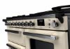 Rangemaster 15148 Estel Deluxe 110 Dual Fuel Range Cooker with Proving Drawer in Pale Cream with Chrome Trim - ESDLO110DFPPCR/CM1_controls