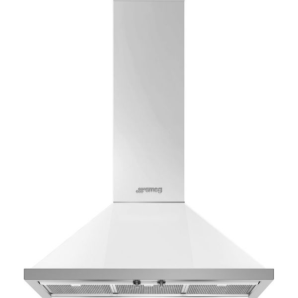 Smeg KPF9WH 90cm Portofino Chimney Hood White main