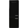 Smeg FAB38LBL5 70cm 50s Style Fridge Freezer Left Hand Hinge In Black_main