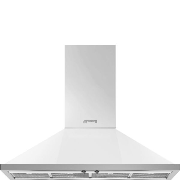 Smeg KPF12WH 120cm Portofino Chimney Hood White main