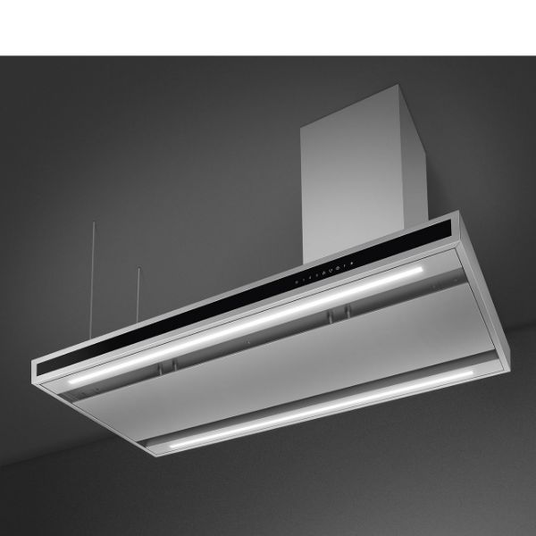 Smeg KLTI12L4X 120cm Alta Island Auto-Vent 2.0 Hood Stainless Steel 2