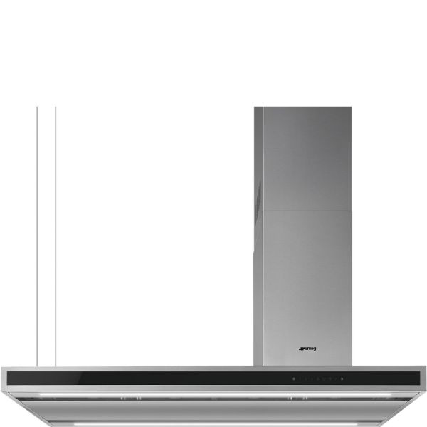 Smeg KLTI12L4X 120cm Alta Island Auto-Vent 2.0 Hood Stainless Steel 