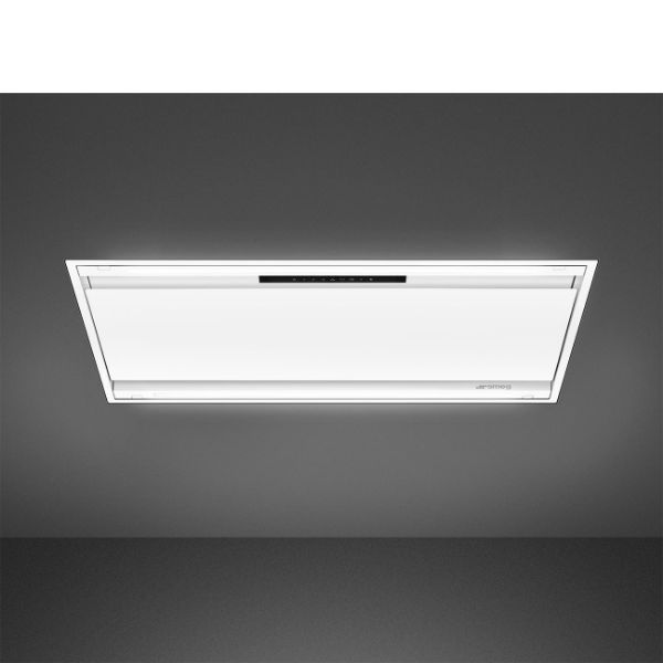 Smeg KLT9L4WH 90cm Ceiling Auto-Vent 2.0 Hood Matte White 