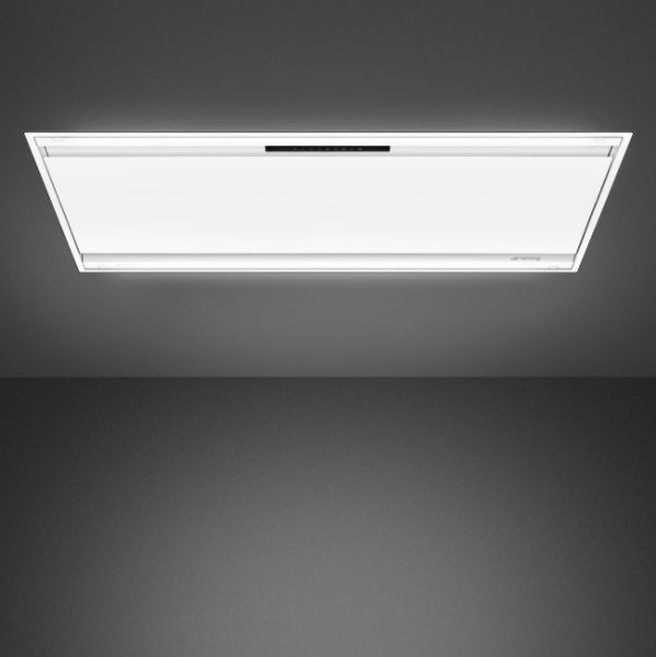 Smeg KLT12L4WH 120cm Alta Ceiling Auto-Vent 2.0 Hood Matte White 