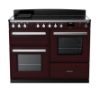 Rangemaster 15200 Estel Deluxe 110 Dual Fuel Range Cooker with Proving Drawer in Bordeaux with Chrome Trim - ESDLO110EIPBOR/CM1_main