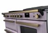 Rangemaster 18240 Estel Deluxe 110 Induction Range Cooker with Proving Drawer in Heather with Antique Brass Trim - ESDLO110EIPHTH/AB1_controls