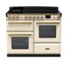Rangemaster 18125 Estel Deluxe 110 Induction Range Cooker with Proving Drawer in Pale Cream with Antique Brass Trim - ESDLO110EIPPCR/AB1